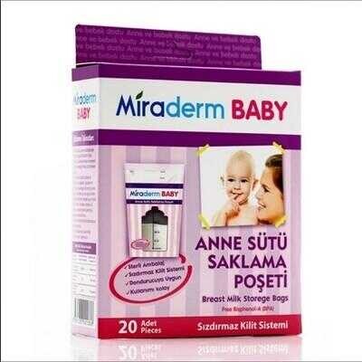 Miraderm Baby Anne Sütü Saklama Poşeti - 1