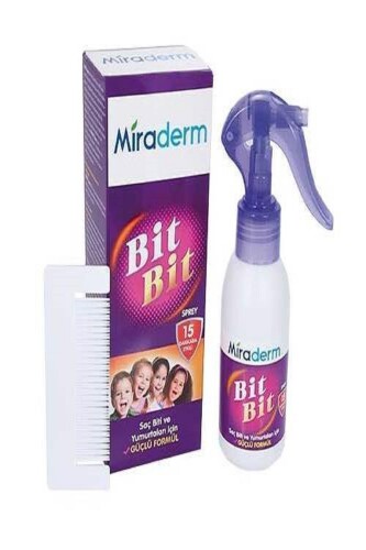 Miraderm Bit Bit Sprey Metal Tarak Hediyeli 100 Ml - Miraderm