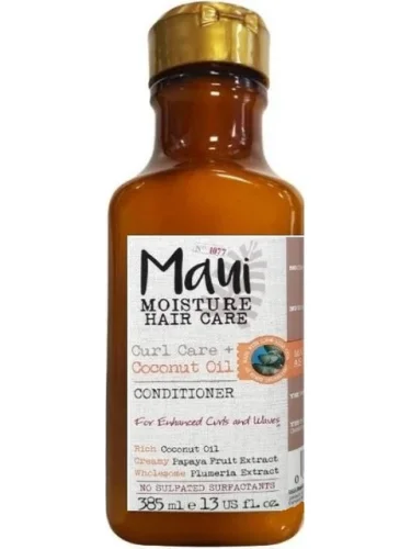 Moisture Bukleli saçlar için Bukle Belirginleştirici Hindistan Cevizi Yağı Saç Kremi 385ml - Maui