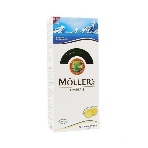 Möllers Omega 3 Takviye Edici Gıda Doğal Limon Aromalı 250 ml - Möllers