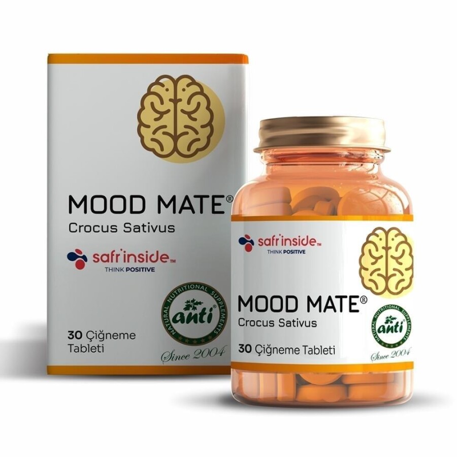 Mood Mate Safran 30 Çiğneme Tablet - 1