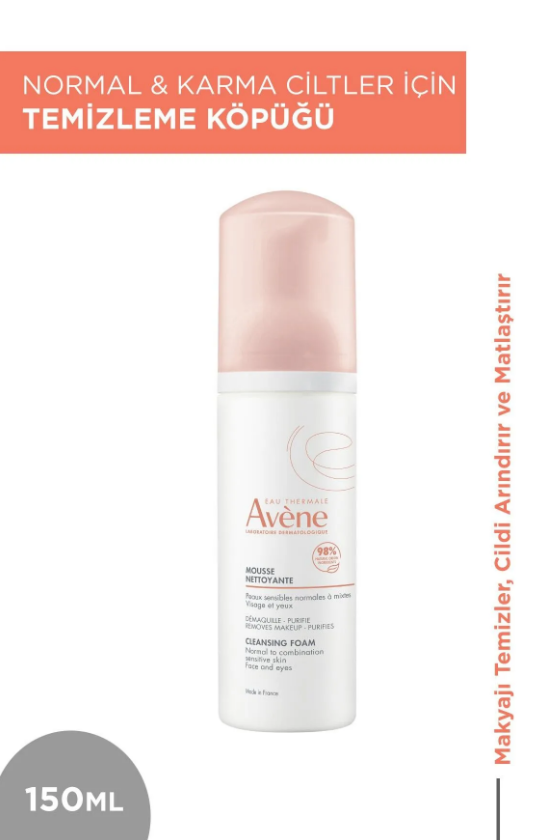 Avene Mousse Nettoyante Cilt Temizleyici Köpük 150 ml - 2