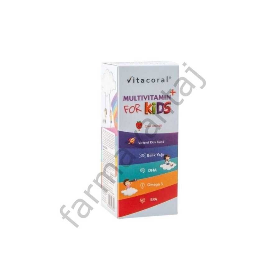 Multivitamin & Fish Oil Complex For Kid Çocuklara Özel Takviye Edici Gıda 150ml - 1