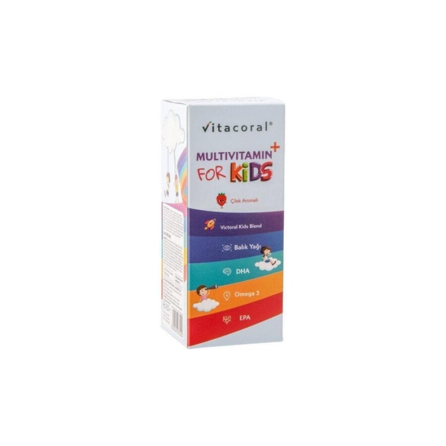 Multivitamin & Fish Oil Complex For Kid Çocuklara Özel Takviye Edici Gıda 150ml - 1