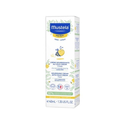 Mustela Cold Cream İçeren Besleyici Yüz Kremi 40 ml - Mustela