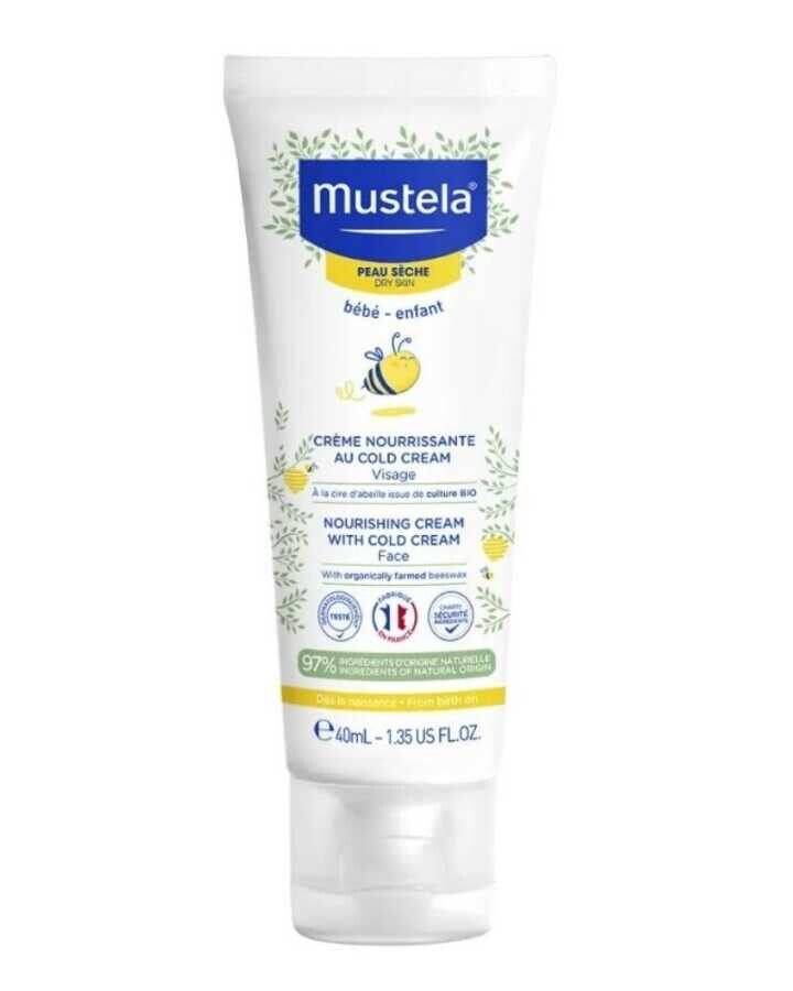 Mustela Cold Cream İçeren Besleyici Yüz Kremi 40 ml - 1