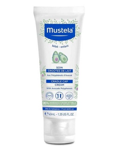 Mustela Cradle Cap Cream 40ml - Saç Bakım Kremi - Mustela