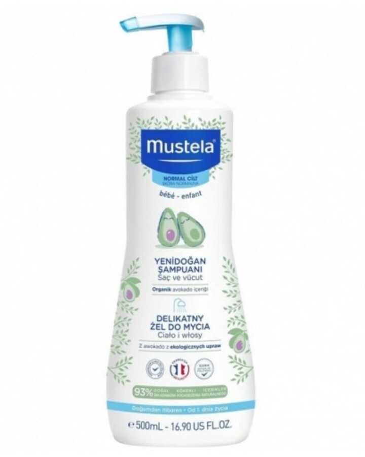 Mustela Gentle Cleansing Yenidoğan Bebek Şampuanı 500 ml - 1