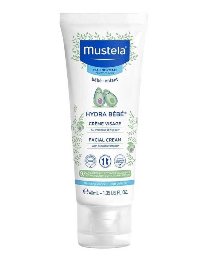 Mustela Hydra Bebe Günlük Kullanıma Uygun Yüz Kremi 40 ml - 1