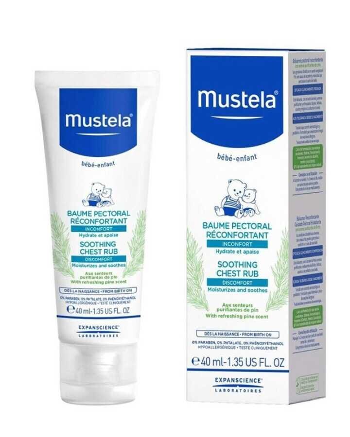 Mustela Soothing Chest Rub (Rahatlatıcı Göğüs Balsamı) 40 ml - 1