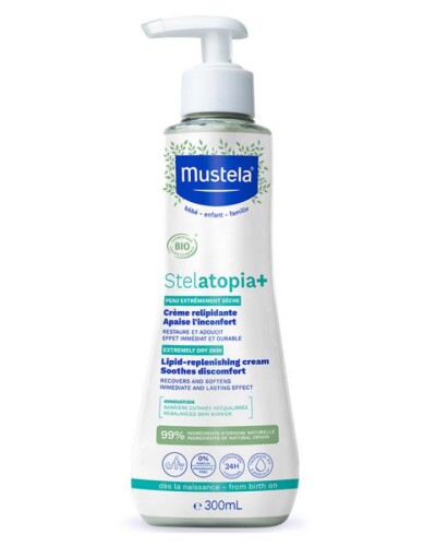 Mustela Stelatopia Lipit Yenileyici Krem 300 ml + Makyaj Çantası Hediyeli - 2