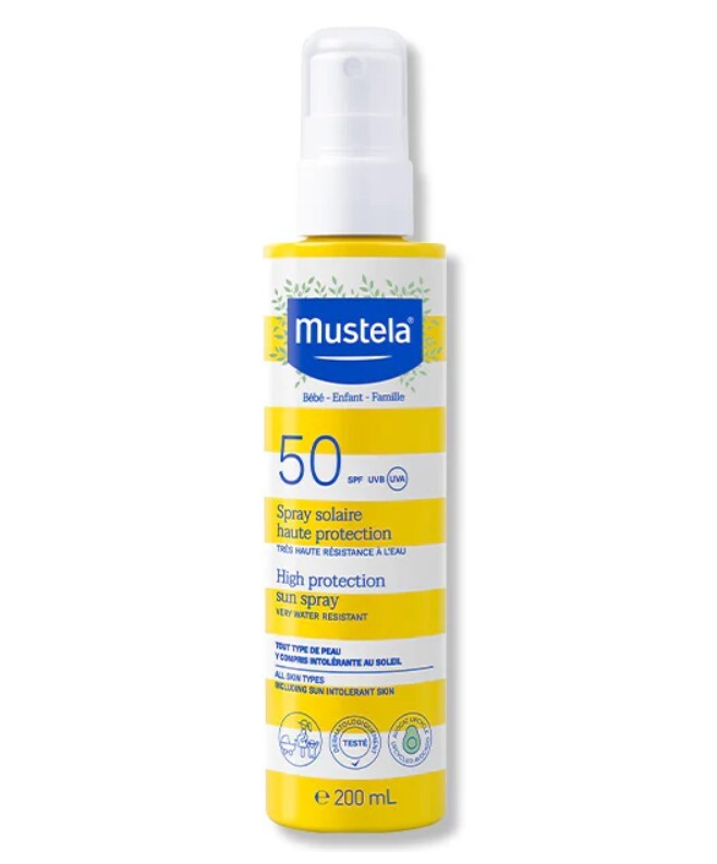 Mustela Yüksek Korumalı Güneş Spreyi SPF50 200ml - 1