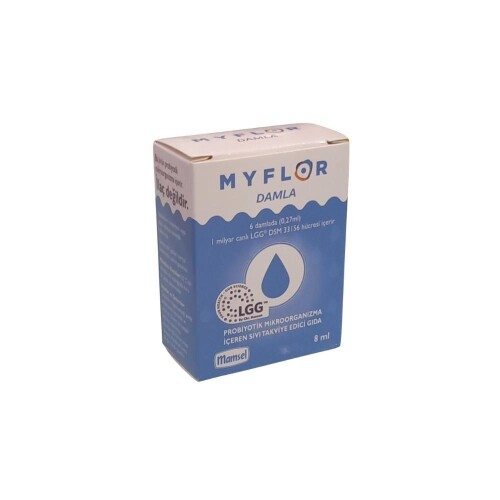 Myflor Damla Probiyotik Mikroorganizma İçeren Takviye Edici Gıda 8 ml - Mamsel