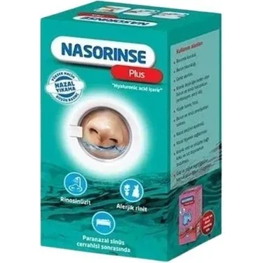 Nasorinse Plus 25 Adet Karışım Poşeti + 1 Uygulama Şişesi - Abfen Farma