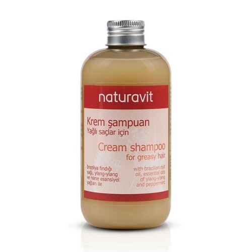 Naturavit Yağlı Saçlar İçin Krem Şampuan 250 ml - Naturavit