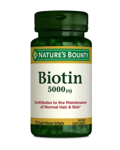 Nature's Bounty Biotin 5000 mcg 72 Kapsül - 1