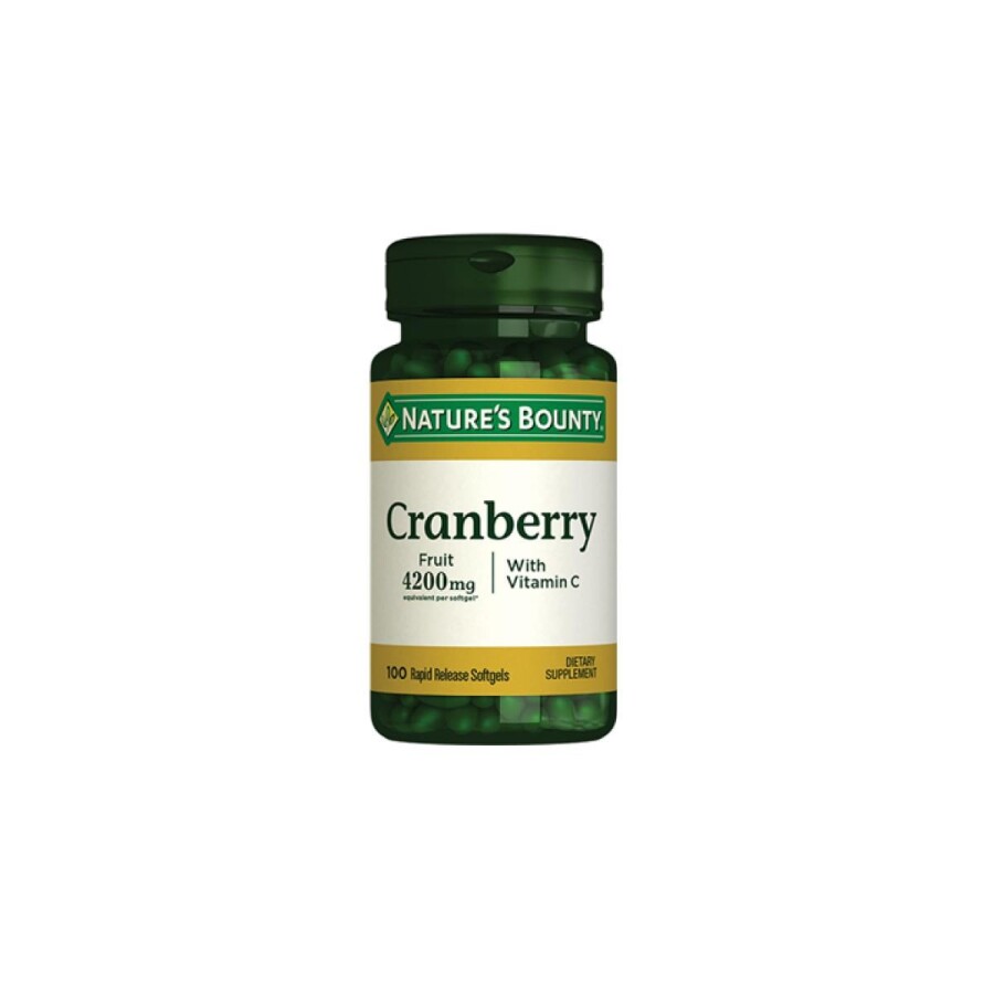 Nature's Bounty Cranberry ve C Vitamini İçeren 100 Softjel - 1