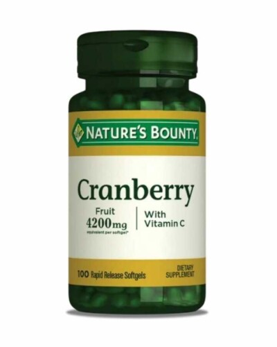 Nature's Bounty Cranberry ve C Vitamini İçeren 100 Softjel - 1