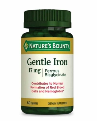 Nature's Bounty Gentle Iron 17 mg 60 Kapsul - 1