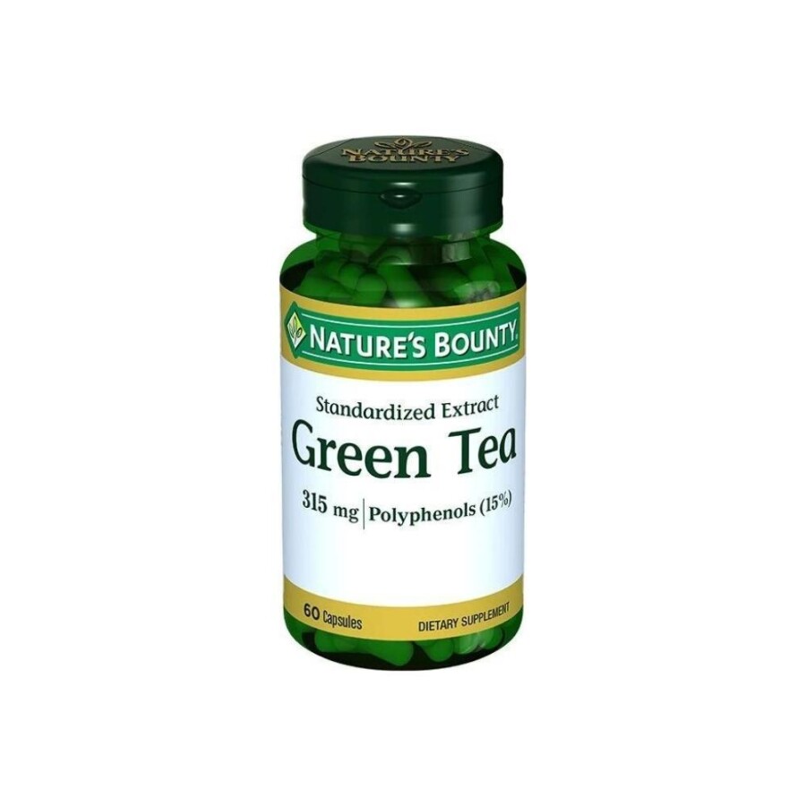 Nature's Bounty Green Tea 315mg Yeşil Çay 60 Kapsül - 1