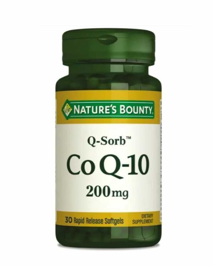 Nature's Bounty Q-Sorb Coenzyme Q-10 200 mg 30 Jelatin Kapsül - 1