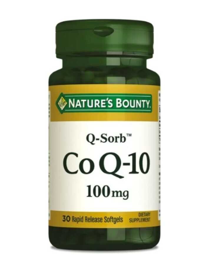 Nature's Bounty Q-Sorb CoQ-10 Koenzim Q-10 100 mg 30 Jelatin Kapsül - 1