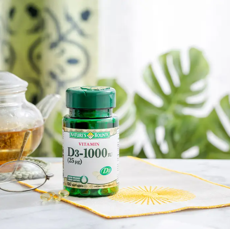 Nature's Bounty Vitamin D3 1000 iu 100 Softjel - 2