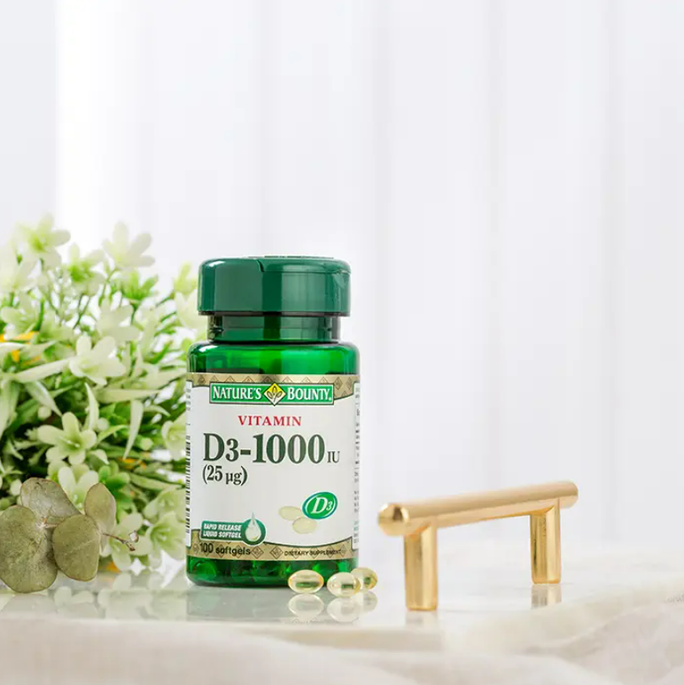 Nature's Bounty Vitamin D3 1000 iu 100 Softjel - 3