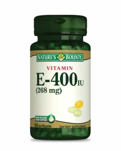 Nature's Bounty Vitamin E 400 IU 50 Softgel - 1