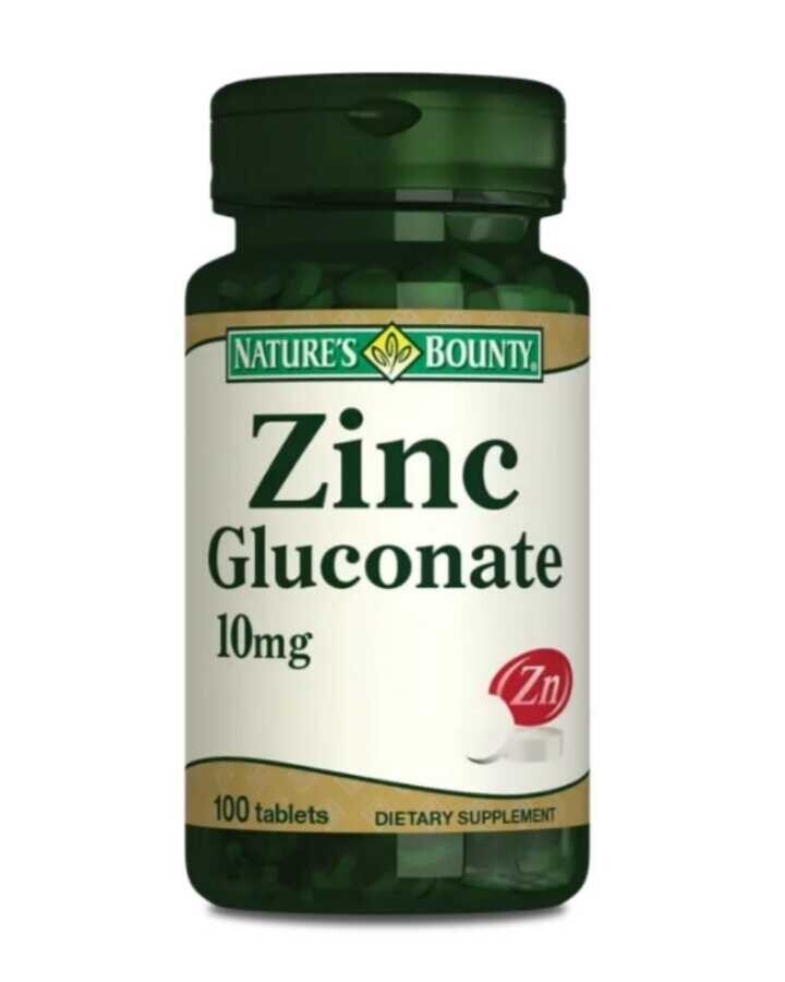Nature's Bounty Zinc Gluconate 10 Mg - 1