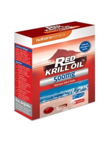 Naturopathica Red Krill Oil 500 mg 30 Kapsül - Naturopathica