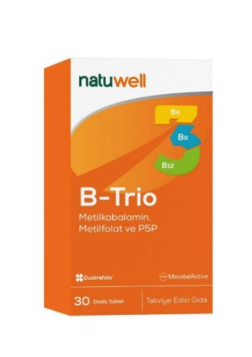 Natuwell B-Trio Dilaltı Tablet 30 Adet - Natuwell