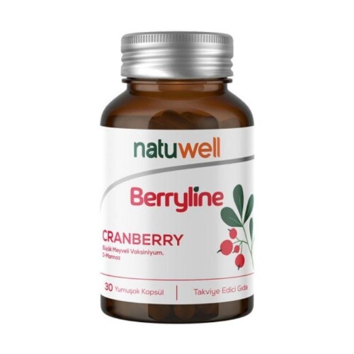 Natuwell Berryline Cranberry 30 Yumuşak Kapsül - Natuwell