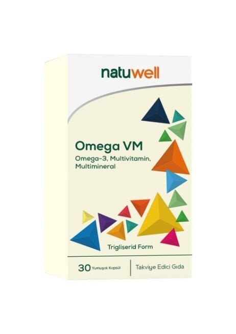 Natuwell Omega VM 30 Yumuşak Kapsül - 1