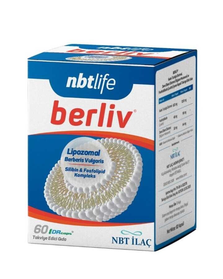 Nbt Life Berliv Lipozomal Berberin Takviye Edici Gıda 60 Kapsül - 1