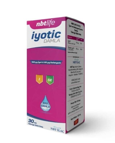 Nbt Life İyotic Damla Takviye Edici Gıda 30 ml - Nbt İlaç