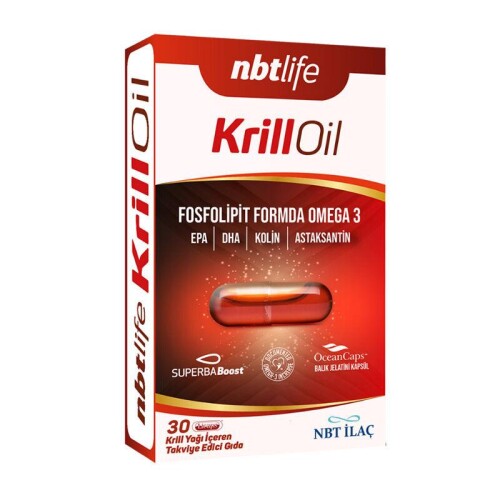 Nbt Life Krill Oil Takviye Edici Gıda 30 Kapsül - Nbt Life