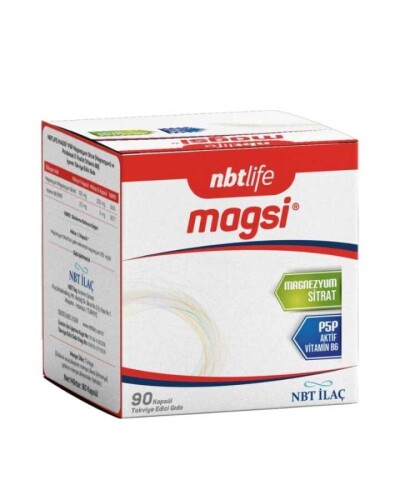 Nbt Life Magsi Psf Takviye Edici Gıda 90 Kapsül - Nbt İlaç