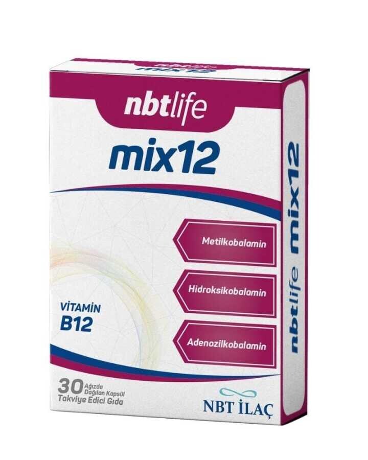 Nbt Life Mix 12 Takviye Edici Gıda 30 Kapsül - 1