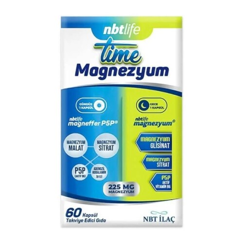 Nbt Life Time Magnezyum 60 Kapsül - Nbt Life