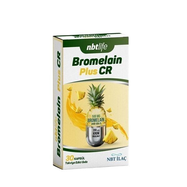 NbtLife Bromelain Plus CR 30 Kapsül - 1
