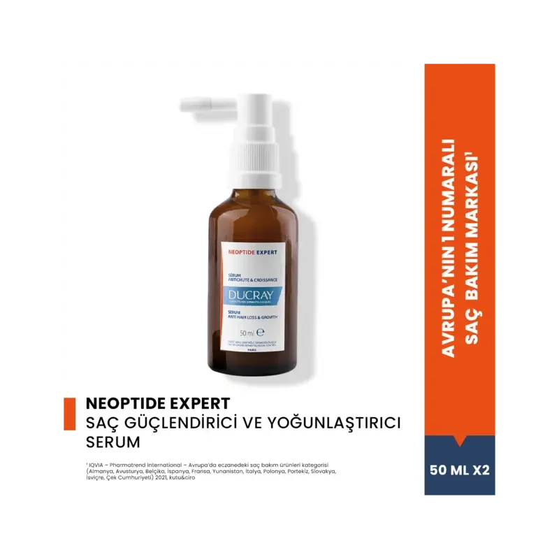 Neoptide Expert Saçı Güçlendirici Ve Yoğunlaştırıcı Serum 2X50ml - 1