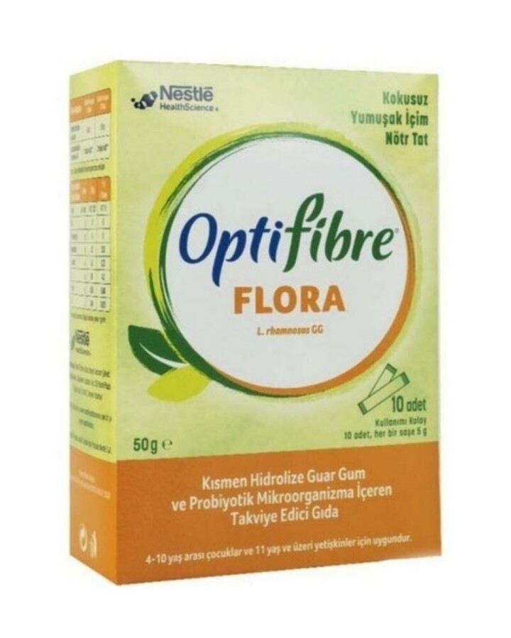Nestle Optifibre Flora Lif Kaynağı 5 gr x 10 Saşe - 1