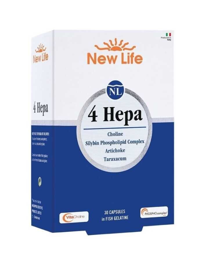 New Life 4 HEPA Takviye Edici Gıda 30 Kapsül - 1