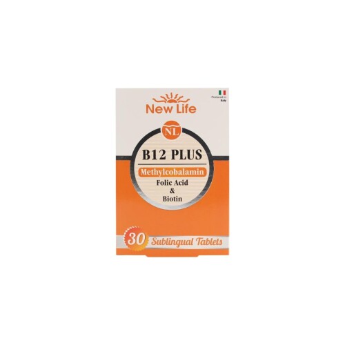 New Life B12 Plus Folik Asit ve Biotin İçeren Takviye Edici Gıda 30 Kapsül - New Life
