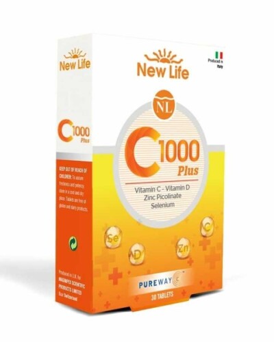 New Life C-1000 Plus Takviye Edici Gıda 30 Kapsül - New Life
