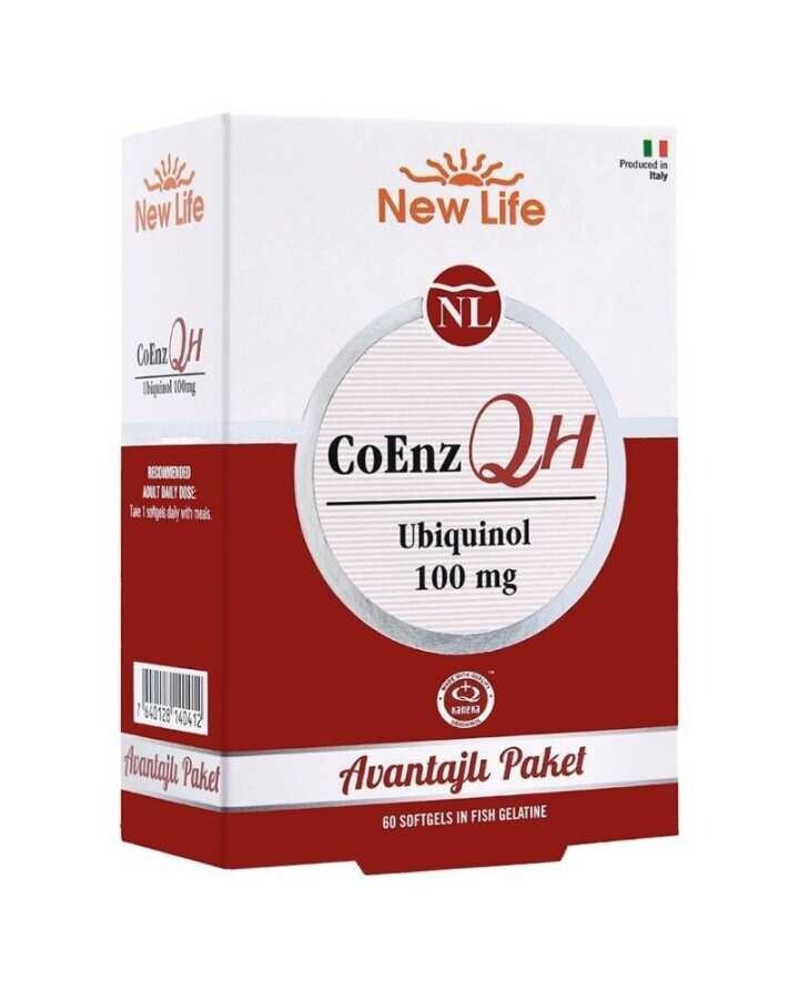 New Life CoEnz QH 100mg Takviye Edici Gıda 30 Kapsül - 1