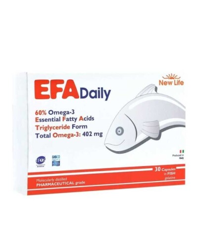 New Life EFA Daily Takviye Edici Gıda 30 Kapsül - New Life