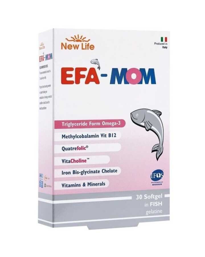 New Life EFA Mom Takviye Edici Gıda 30 Kapsül - 1