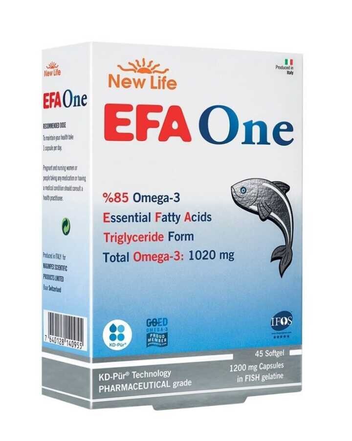 New Life EFA One Takviye Edici Gıda 45 Kapsül - 1